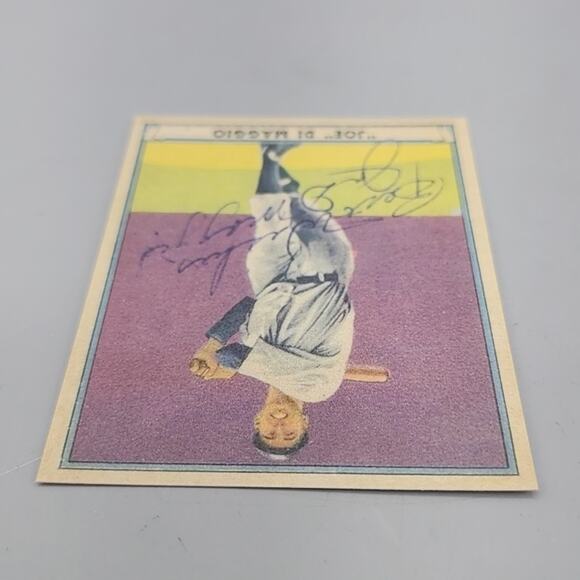 1941 Play Ball Joe DiMaggio Baseball Card Reproduction - Picture 5 of 8